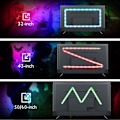 Miniatyrbilde 5 av 5: 5M LED-stripe, TASMOR Multicolor Musikk RGB LED-stripe med Fjernkontroll