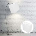 Miniatyrbillede 5 af 5: Rektangulær stof lampeskærm til husholdningsbordlampe, hotel hængelampe skærm udskiftning