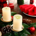 Miniatyrbilde 5 av 5: 8 stk 7,5 cm/ 2,95 tommer metallplate lysestaker Adventskrans