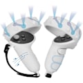 Miniatyrbilde 2 av 3: (Hvit) Oculus Quest 2 Touch Controller Full Silikonbeskyttelse