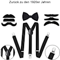 Miniatyrbillede 5 af 5: /#/Festsæt 1920'erne Mænd Tilbehør Gatsby Gangster Tøj Cosplay/#/