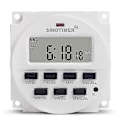 Miniatyrbilde 1 av 4: 15.98 Tommers LCD Digital Timer 12V DC Programmerbar Tidsbryter TM618N-4