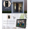 Miniatyrbillede 3 af 5: Vejrstation Termometer Hygrometer Barometer Indendørs Udendørs