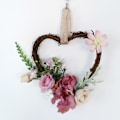 Miniatyrbillede 1 af 3: *Hjerteformet Vingran Kranse Gren Girlande DIY Vingran Girlande*