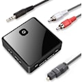 Pikkukuva 3 / 5: Bluetooth Lähetin Vastaanotin Langaton Audioadapteri Tukee Optista Audiota TV Kuituoptinen Bluetooth Lähetin Vastaanotin 2 In 1 5.0 Langaton Audio