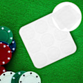 Miniatyrbillede 3 af 4: 2 stk. Silikone Spillechips Form Interessant Håndværksform DIY Epoxy Form