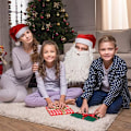 Miniatyrbillede 5 af 5: /#/4 stk. hat, skæg og paryk sæt til julefest/#/