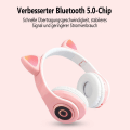 Miniatyrbillede 3 af 7: #(Sorte) Høretelefoner med LED-lys - On-Ear Høretelefoner#