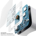 Miniatyrbild 4 av 5: Blodtrycksmätare för handleden, Stor LCD-skärm, Blodtrycksmaskin, Justerbar manschett 13,5-19,5 cm (5,31-7,68 tum)