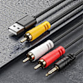 Miniatyrbillede 3 af 5: Koaksial til 3,5 mm Audio Konverter HiFi Design Støjreduktion Plug And Play Anti-interferens SPDIF til Lotus Koaksial Audio Dekoder