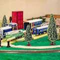 Miniatyrbillede 3 af 4: WINOMO 15 stk. grønne landskabsmodel cedertræer til modeljernbane landskabs layout