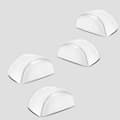 /#/4PCS Dørstopper Selvklebende/#/