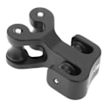 Miniatyrbillede 4 af 4: 1 stk. Kabelglide Aluminium Til Buer Med En 3/8\" Kabelstang Ultralet Remskive Understrengsmodul - Sort