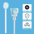Miniatyrbilde 4 av 5: Sett med 2 tunge skrapebørster i form av lollipops for barn