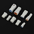 Miniatyrbilde 3 av 5: 1 eske med 19 sett Automotive JST02R-JWPF-VSLE 2/3/4/6/8 Pin vanntett hann og hunn