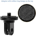 Miniatyrbilde 2 av 5: 2-pakning Metalladapter for Insta360/GoPro Serie Action Camera 1/4 Selfie Stick Tripod Base