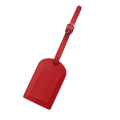 Miniatyrbillede 1 af 7: #1 stk. Kuffertmærke, indchecket boarding læder PU kuffertmærke, rød#