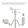 Miniatyrbild 5 av 5: Meteorologisk Station Regnmätare Volymmätningsmätare Trådlös Sensoröverföring