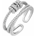 Miniatyrbillede 3 af 4: /#/Til min datter - fidget ring anti-angst ring med perler spinner F/#/