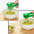 Miniatyrbilde 5 av 5: Druekutter/Skiver, Kreativ Kirsebærtomat Jordbærkutter Verktøy for Grønnsaksfruktsalat, Kvart Druekutter Kjøkkenredskap