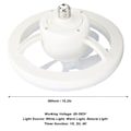 Miniatyrbillede 4 af 4: LED Loftventilator 48W E26 E27 Fjernbetjening Hastighed Lysstyrke Farvetemperatur Justerbar Timer Ventilator Lys til Kontor Soveværelse Køkken AC85V265V