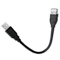 Miniatyrbilde 5 av 5: USB-adapterkabel Firewire IEEE 1394 6-pin hunn til USB 2.0 hann adapterkabel Plug and Play for digitalkamera