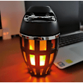 Miniatyrbild 2 av 4: LED Flamhögtalare, LED Flamhögtalare, Portabel Bluetooth-högtalare för Utomhusbruk med Överlägset Stereoljud och Bordslampa