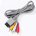 Miniatyrbillede 5 af 5: AV-kabel til Wii Wii U, Audio Video AV-kabelledning til Nintendo Wii og Wii U, 1,8M/6FT, Kompatibel med fjernsyn