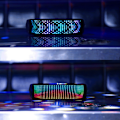 Miniatyrbillede 5 af 5: #Bluetooth 4.0 Programmerbare RGB Fuld Farve Lysende LED Briller USB Genopladelige#