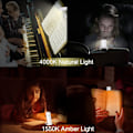 Miniatyrbillede 5 af 5: Hvid USB Genopladelig Boglampe til Læsning i Sengen, Klips-på LED