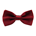 Miniatyrbilde 3 av 5: #Bryllup Forhåndsbundet Sløyfe for Menn og Kvinner Svart Rød 2 Stykker Justerbar Sløyfe - Ensfarget Justerbar Sløyfe Formell Forhåndsbundet Sløyfe#