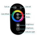 Miniatyrbillede 3 af 5: Led RF Fjernbetjening RGB Controller til RGB Strip, 10A/Kanal, DC12V/24V, Touch Panel Lysdæmper, Max 20m