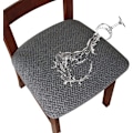 Miniatyrbild 3 av 5: *Stretch Jacquard Elastisk Stolsöverdrag Präglad Stolsöverdrag fo*
