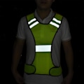 Miniatyrbilde 4 av 5: /#/Refleksvest - LED-vest med refleksstriper og justerbar stropp - Høy synlighet for sykkelracing motorsykkel/#/