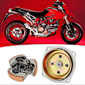 Pikkukuva 4 / 5: 6T T8F Kytkinkellon kotelo + levy, sopii Mini Pocket Quad Dirt Bike ATV 47cc 49cc