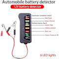 Miniatyrbillede 3 af 5: 1 stk. Bilbatteritester 12V Bilbatteri Belastningstester Test Batteritilstand og Generatoropladning Passer til Bil Lastbil Motorcykel ATV SUV Båd (Sort #2