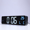 Miniatyrbild 3 av 5: Svart Digital Väckarklocka, Väggklocka Morgonväckarklocka LED Di