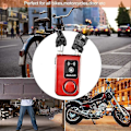 Miniatyrbillede 2 af 5: Motorcykel Kædelås Y797g Vandtæt Smart Bluetooth Cykellås Kæde Med Stærk Hængelås 110db Alarm App Kontrol Til Ios/Android