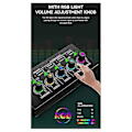 Miniatyrbilde 4 av 5: Mini 4-kanals Ultra Lavt Støy Stereo Mikser for Mikrofon & Gitar - MH400 (EU-Plugg)