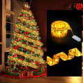 /#/Glittrande bandljus - Guld, 2M 20LED bandljus, julbelysning, jul/#/