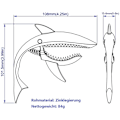 Miniatyrbillede 4 af 5: (Sort) Guitar Capo Zink Legering Shark Capo til Akustisk og Elektrisk