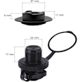 Miniatyrbillede 4 af 5: Inflator Spiralventil, 5 stk Luftventiler Ventiladapter Propper, Spiral