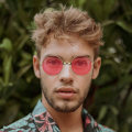 Pikkukuva 2 / 5: *2 paria aurinkolasit Tekniset tiedot Hippie Pink Aurinkolasit Retro Hi*