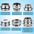 Miniatyrbillede 2 af 4: Vægmonteret Slangerulle Vandhane Adapter Kit - Vask Diverter Adapter - Slange Adapter