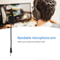 Miniatyrbilde 5 av 5: Erstatnings spillmikrofon støydempende avtakbar spillbommikrofon med skum for Steelseries Arctis