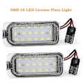 Miniatyrbillede 3 af 4: 2 stk. SMD 18 LED nummerpladelys, nummerpladelys til F-ord Fiesta Focus C-Max Mondeo Galaxy S-Max Kuga J-Aguar XJ XF 542119
