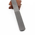 Miniatyrbild 2 av 6: #in 1 Halvrund Kolstål Platt Raspslipning Trä Läder Plast Metall Träskärningsfiler för Snickare Reparation 8 tum#