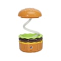 Miniatyrbillede 5 af 5: Lysende Burgerlampe, Sød Hamburger Bordlampe med Justerbar Hals, Dæmpbar LED Natlampe & Sengelampe