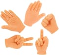 Små Händer Små Händer Fingerdockor Mini Finger Händer Mellan