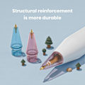 Miniatyrbilde 2 av 5: Pencil Tip Sklisikker Støyfri Fin Spiss Presis Kontroll Jevn Skriving Erstatning Klar Slitesterk Nettbrett Stylus Nib for Pencil 1/2 Gen